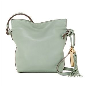 Vince Camuto Linny leather crossbody bag green
